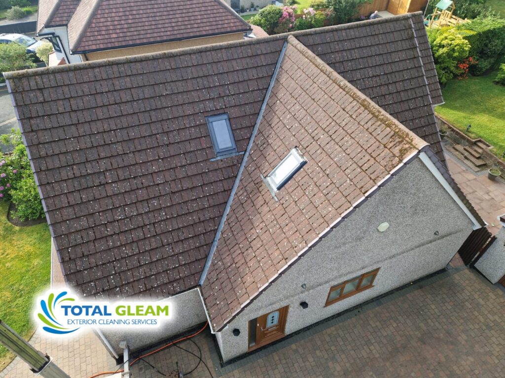 Roof cleaning liverpool before