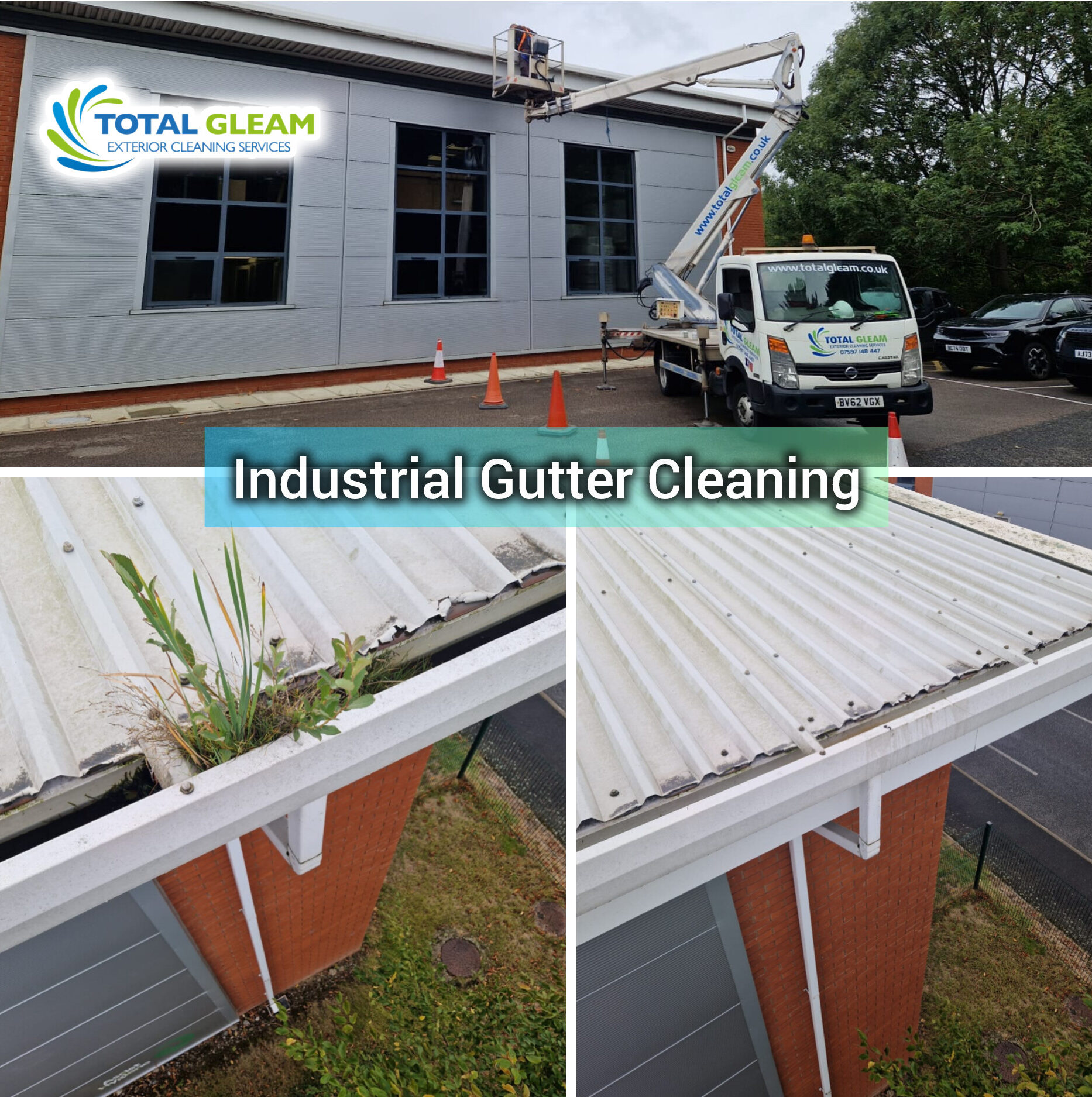 industrial gutter cleaning wirral