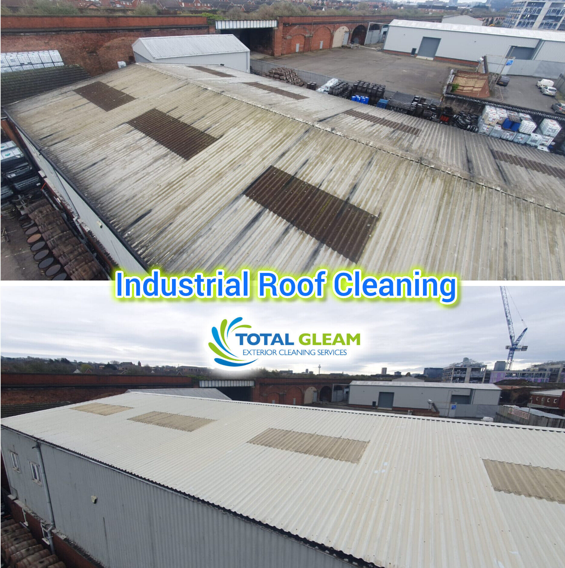 industrial roof cleaning wirral