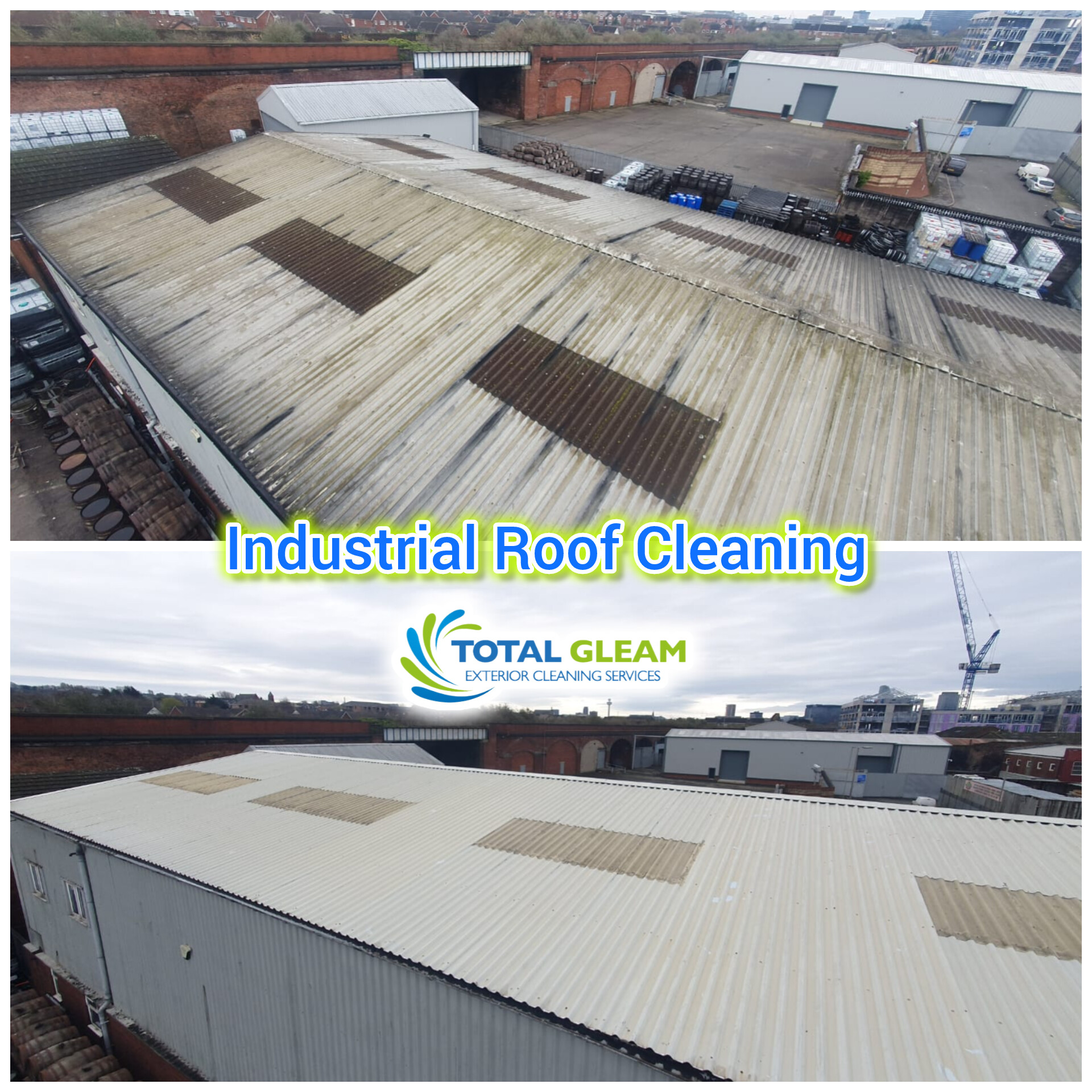 industrial roof cleaning wirral