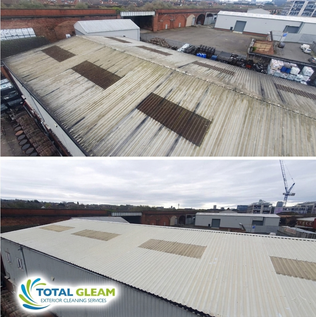 industrial roof cleaning wirral